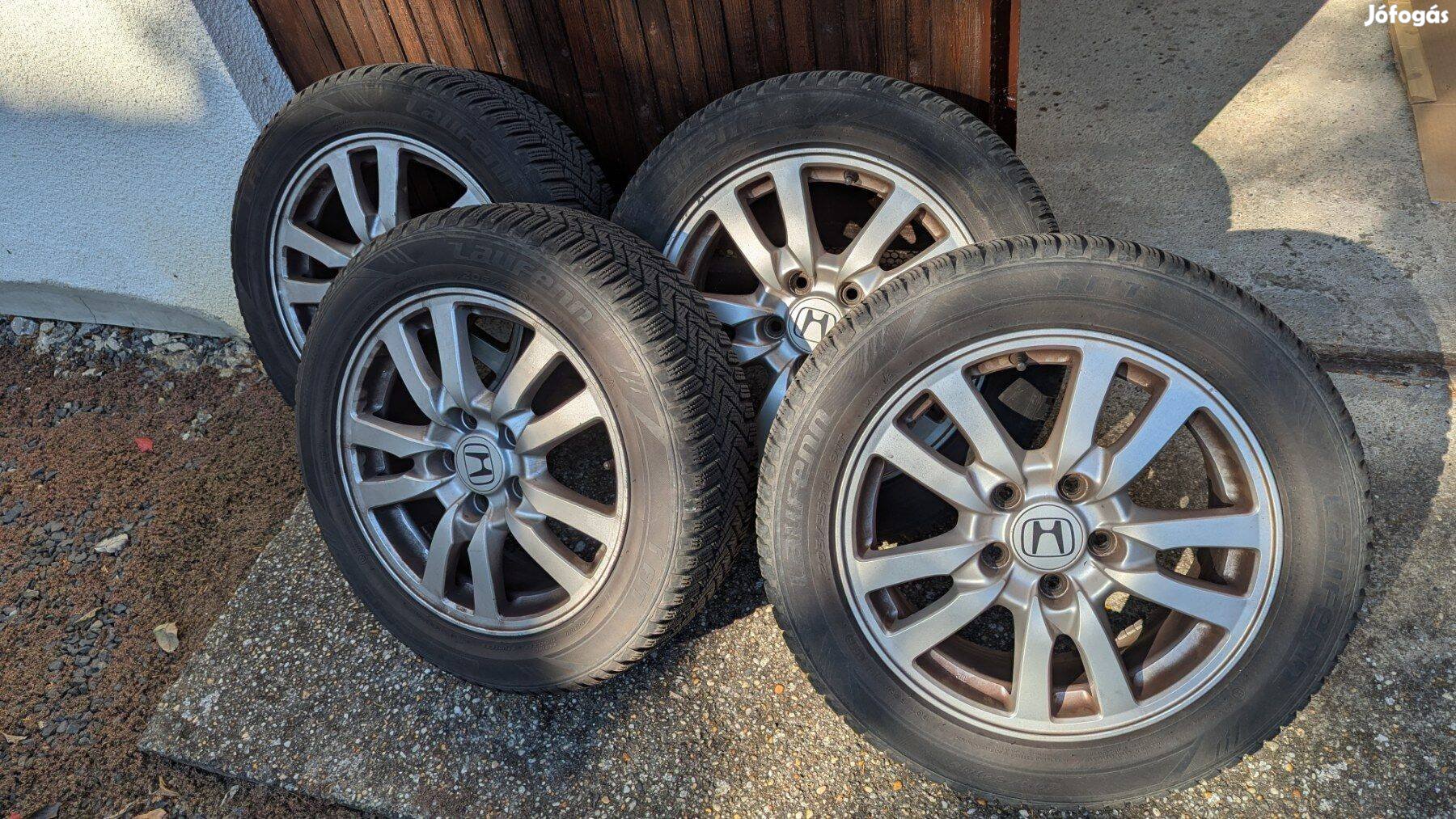 Honda alufelni + 205/55 R16 téli gumi garnitúra