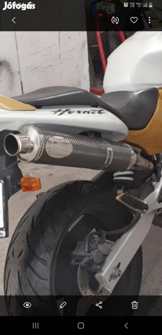 Honda cb 600f hornet d&g karbon sport kipufogó kivehető db killer