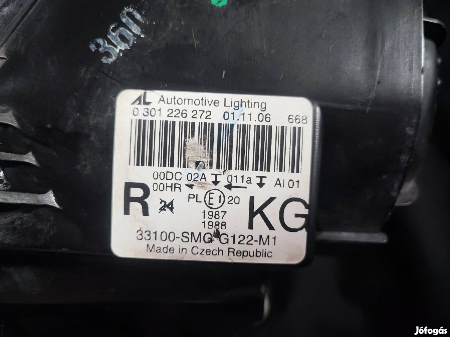 Honda civic Xenon fényszóró 
