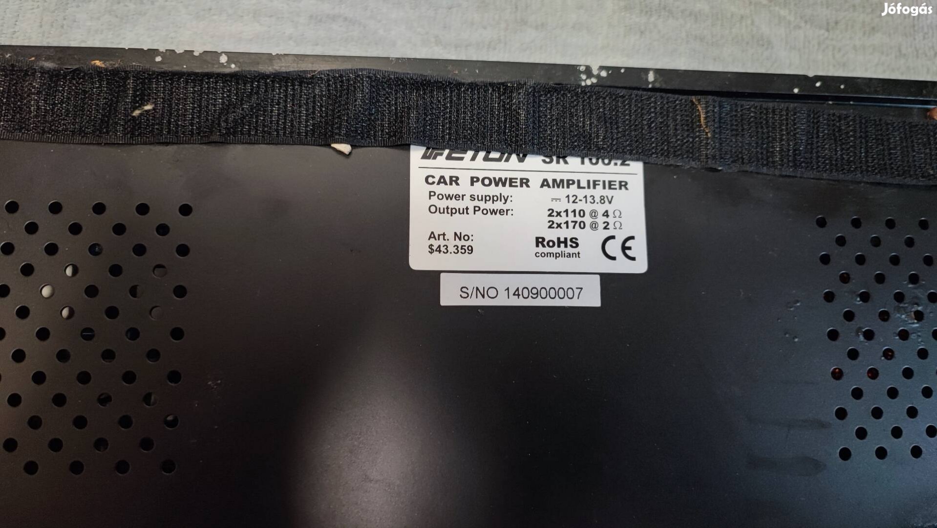 Honda civic UFO épített mélyláda plusz erősítő