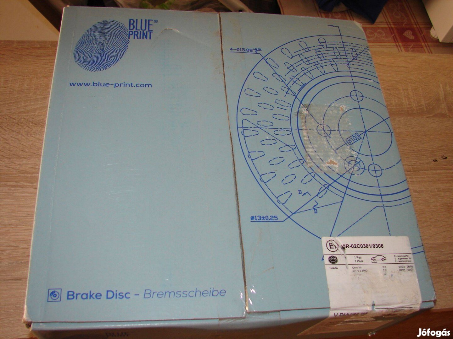 Honda első féktárcsa eladó