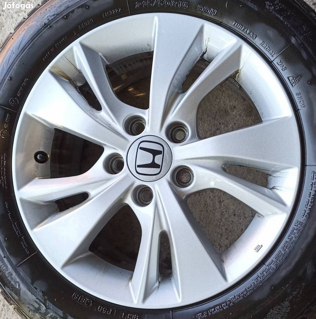 Honda gyári 16" alufelni garnitúra 5x114,3 