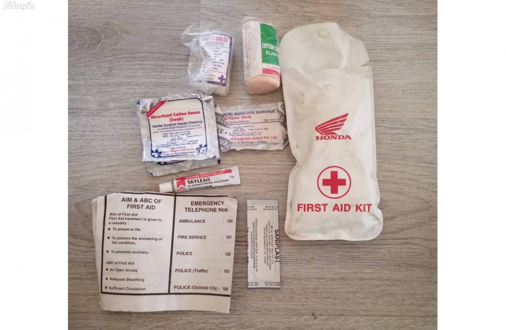 Honda motoros elsősegély készlet
