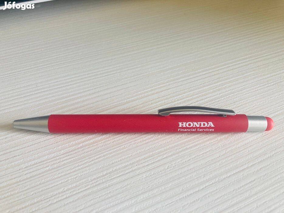 Honda piros fém toll és érintőceruza