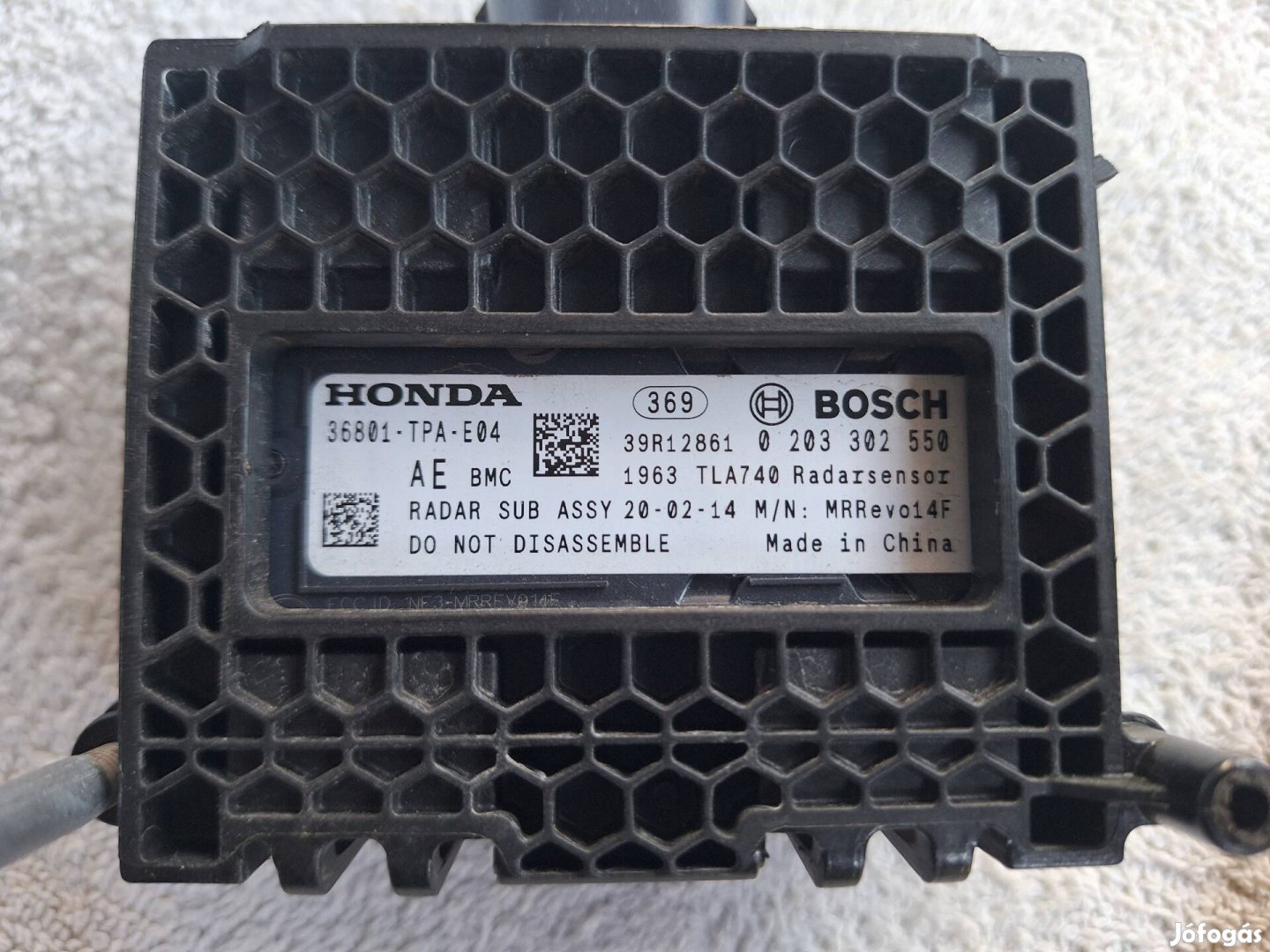 Honda radar szenzor