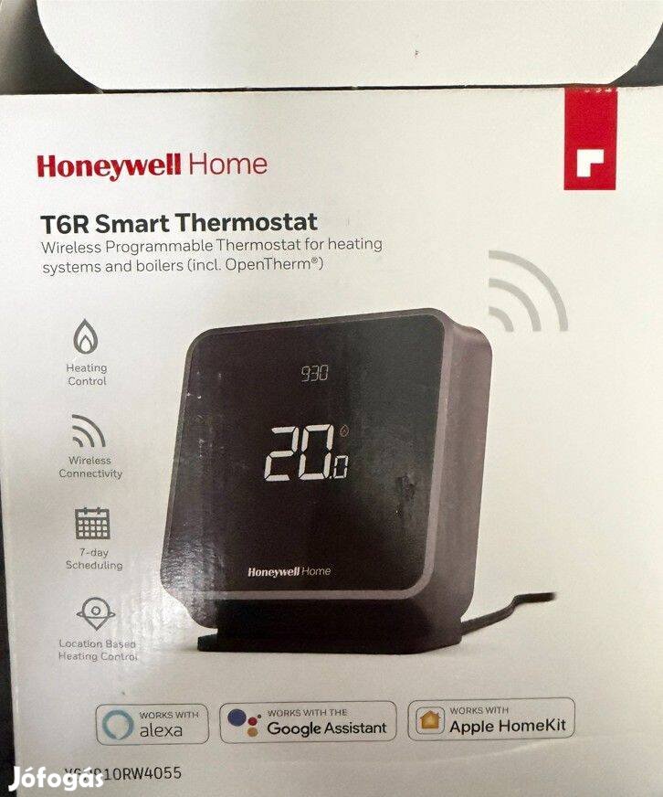 Honeywell Home T6R wifi okostermosztát kicsomagolt