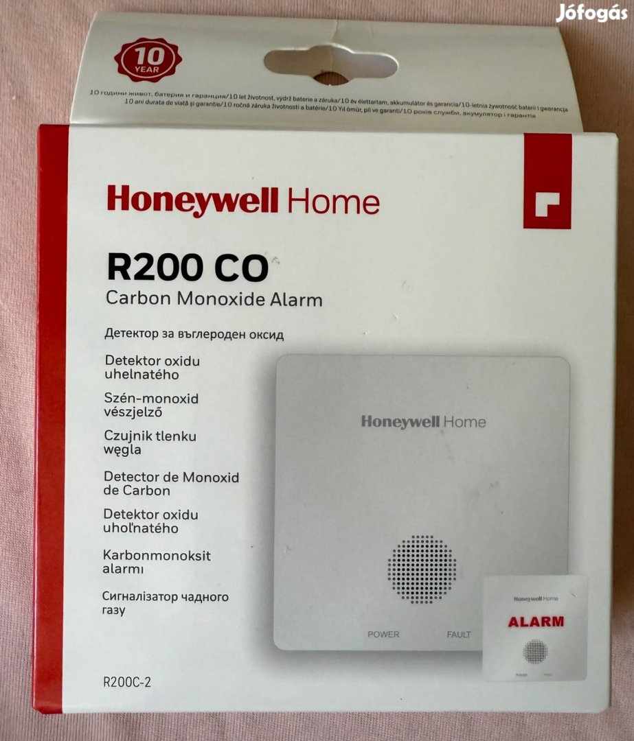 Honeywell R200 szenmonoxid jelzo
