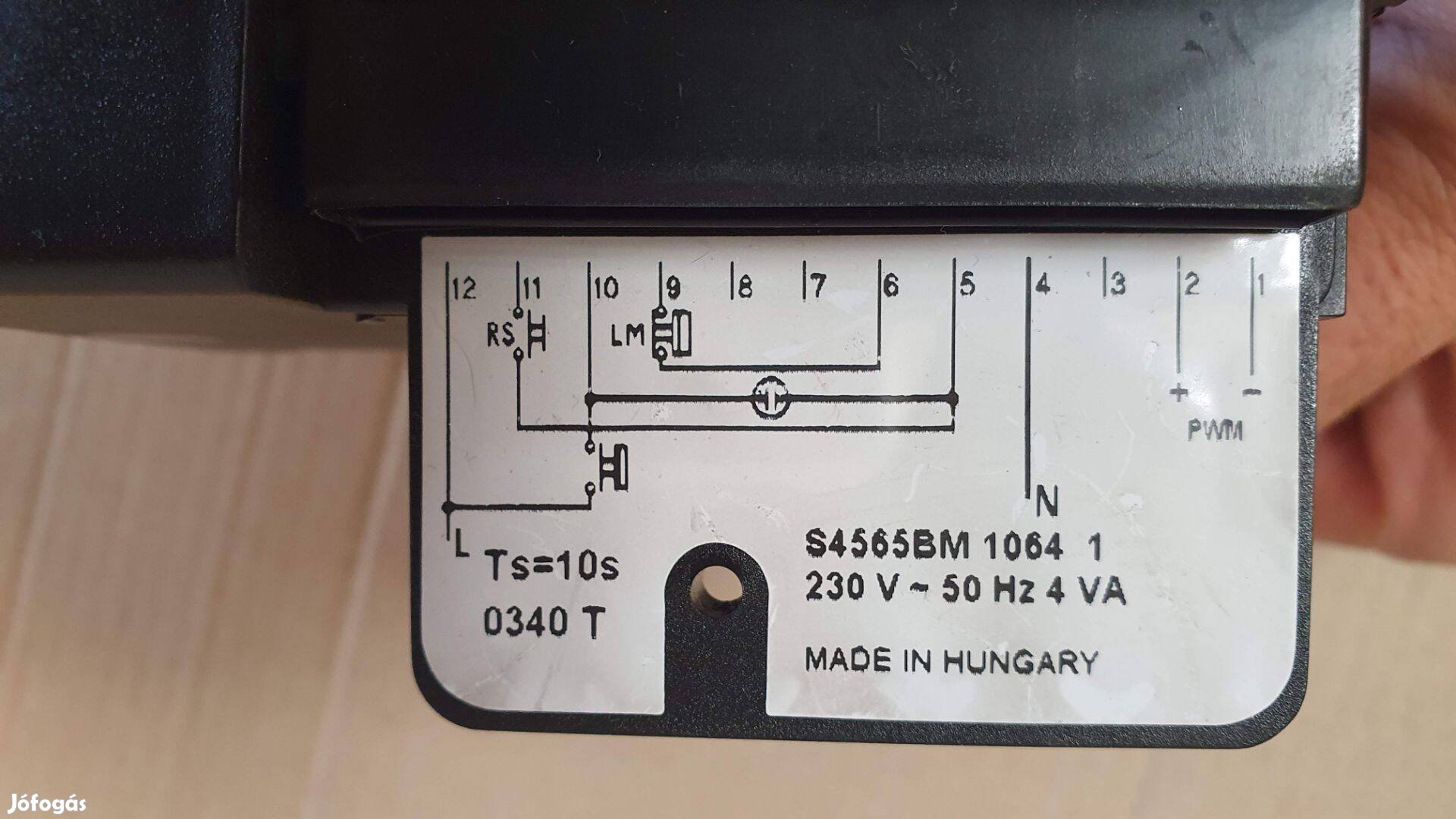Honeywell S4565BM 1064 1 gyújtásvezérlő tüzelő automatika