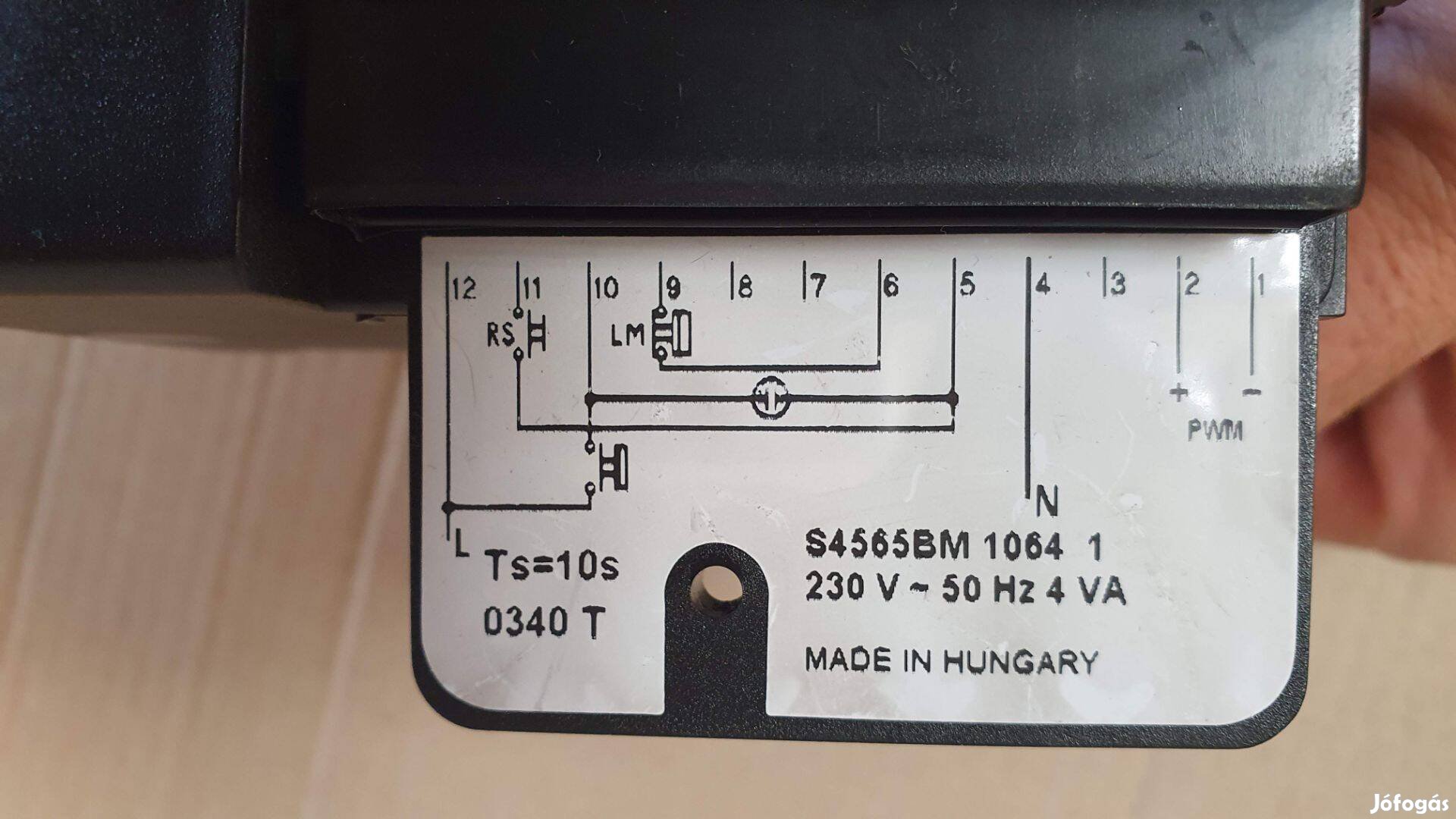 Honeywell S4565BM 1064 1 gyújtásvezérlő tüzelő automatika