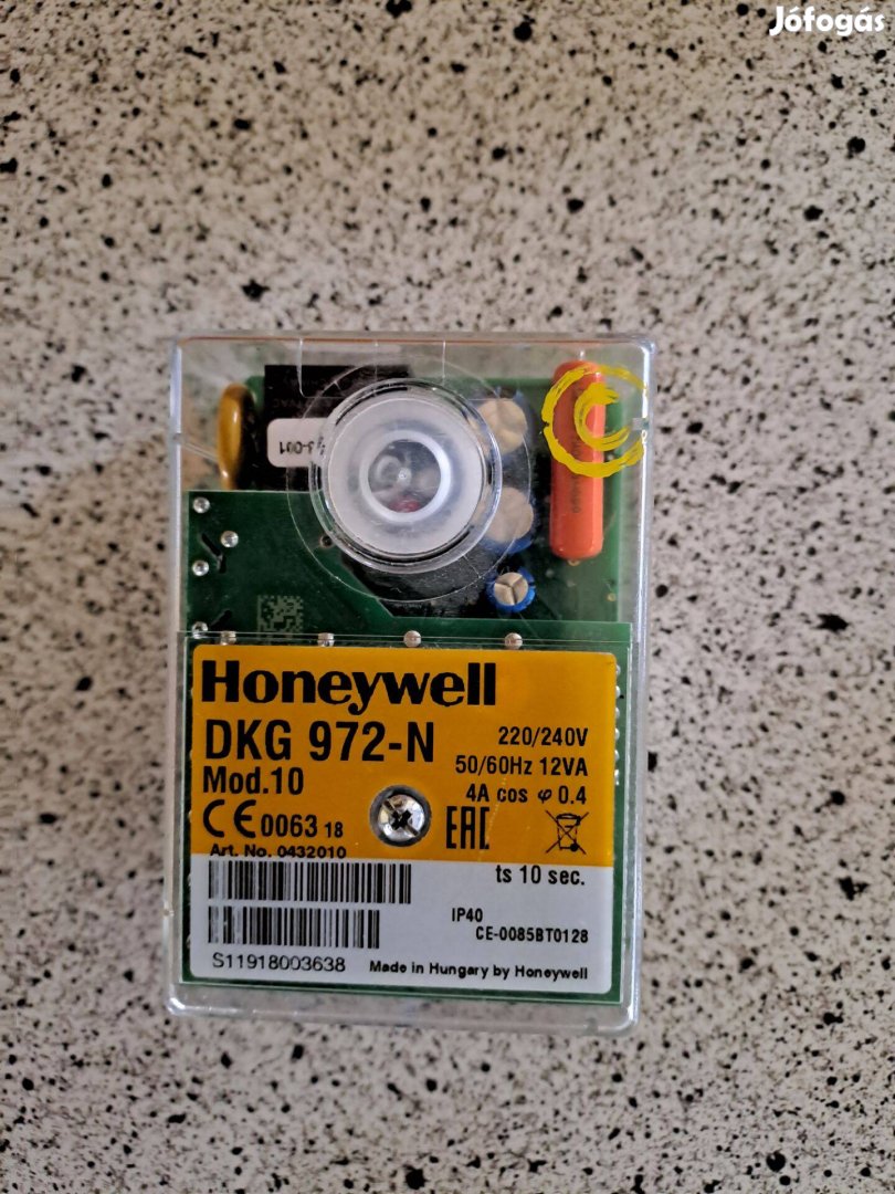 Honeywell Satronic Resideo DKG 972-N Mod.10 automatika TFI-812 helyett