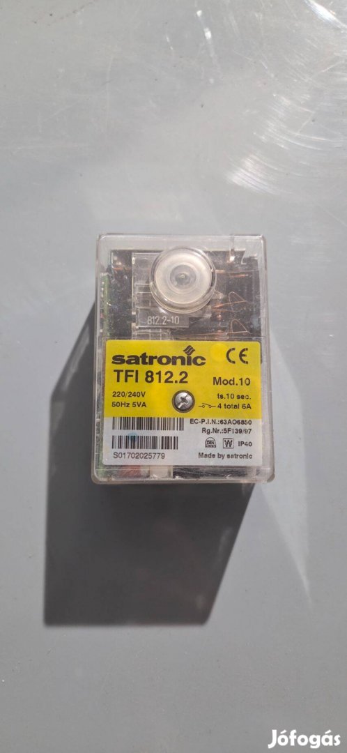 Honeywell Satronic gázégő automatika