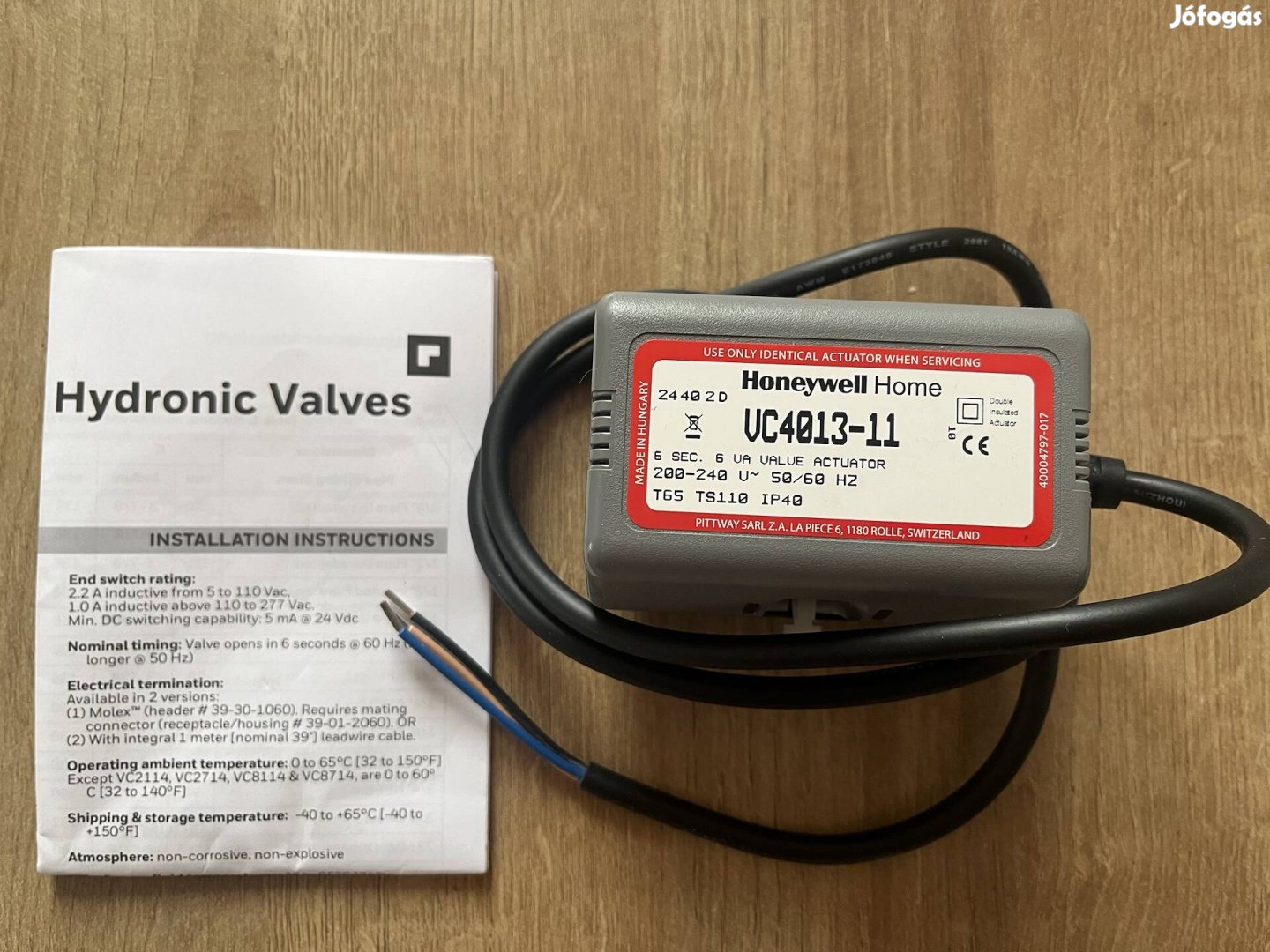 Honeywell VC4013 ZZ11/U zónaszelep / váltószelep állító motor