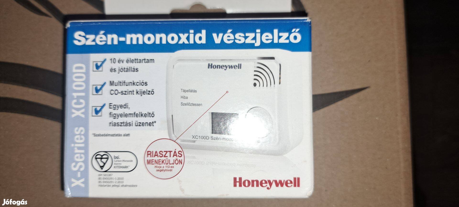 Honeywell XC100D szén-monoxid érzékelő