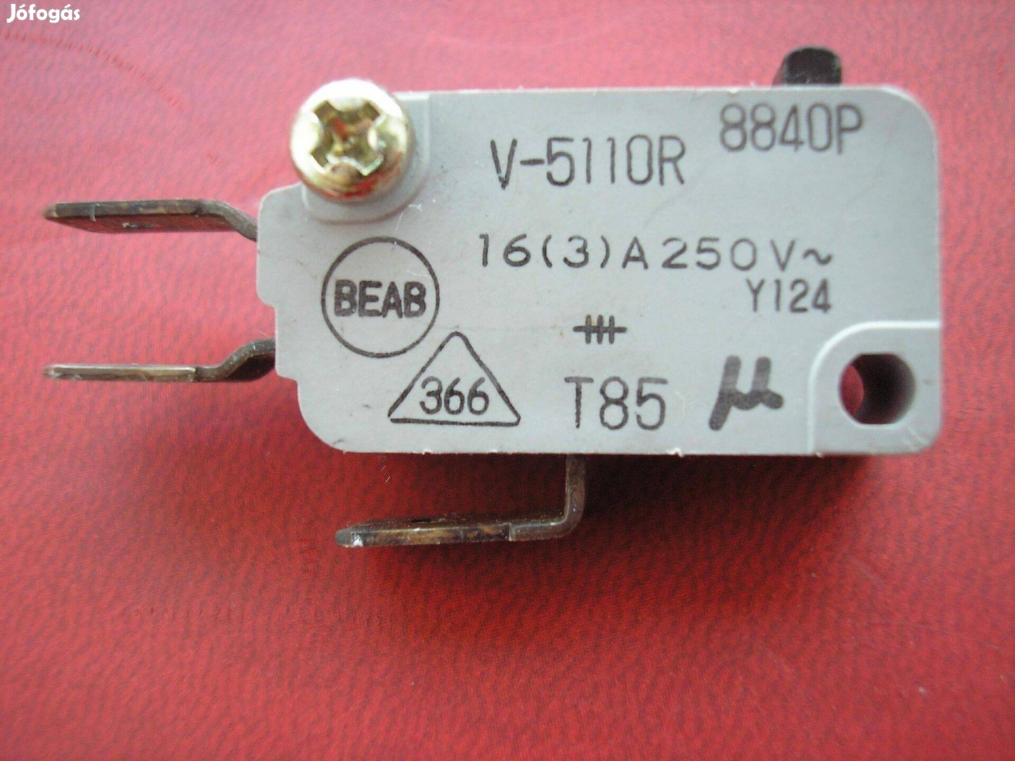 Honeywell mikrokapcsoló ,16 A , 250 V , AMP sarus , használt