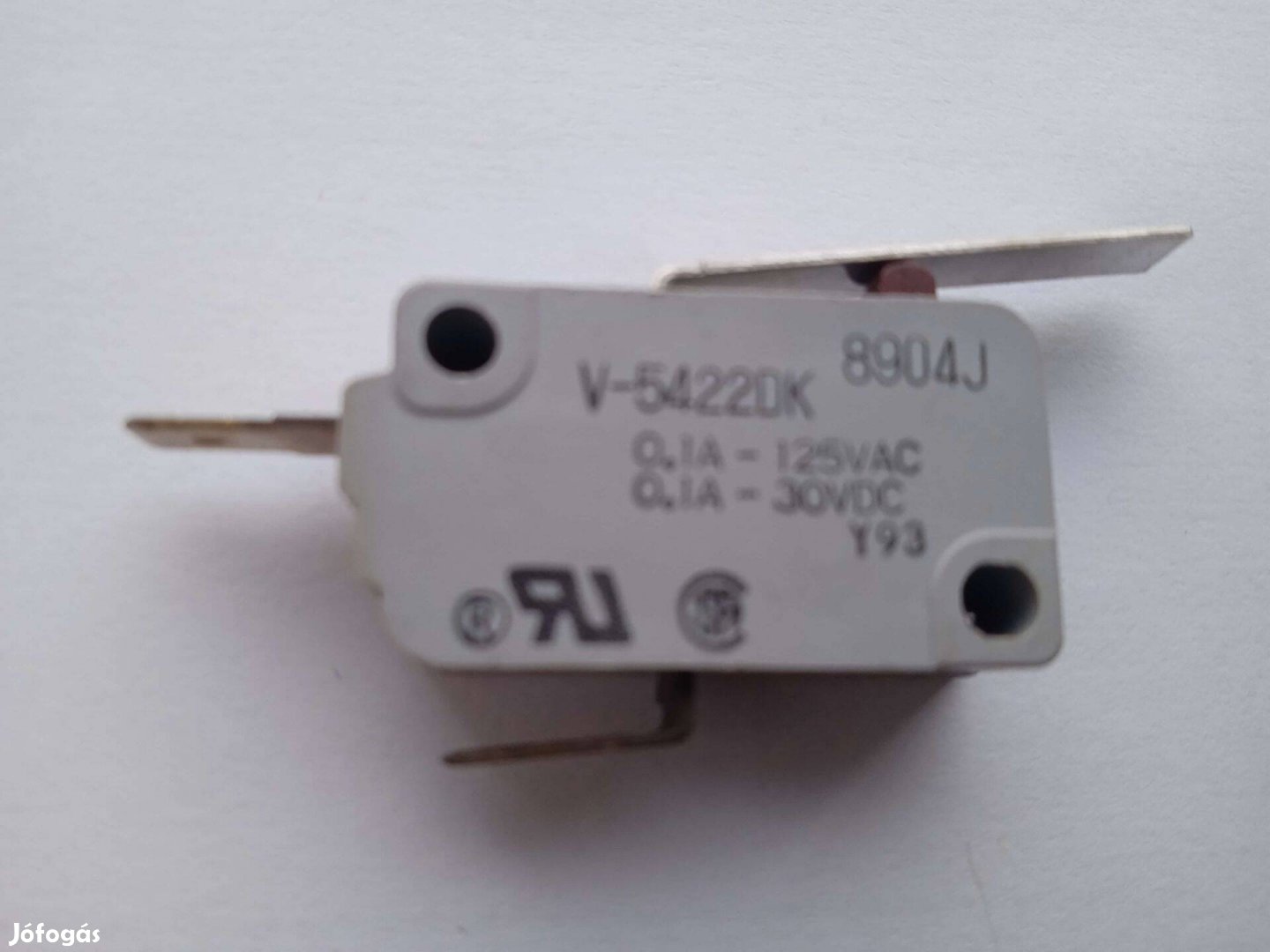 Honeywell mikrokapcsoló , 0,1 A , 250 V , alaphelyzet zárt