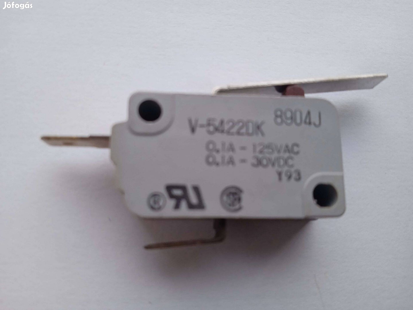 Honeywell mikrokapcsoló , 0,1 A , 250 V , alaphelyzet zárt