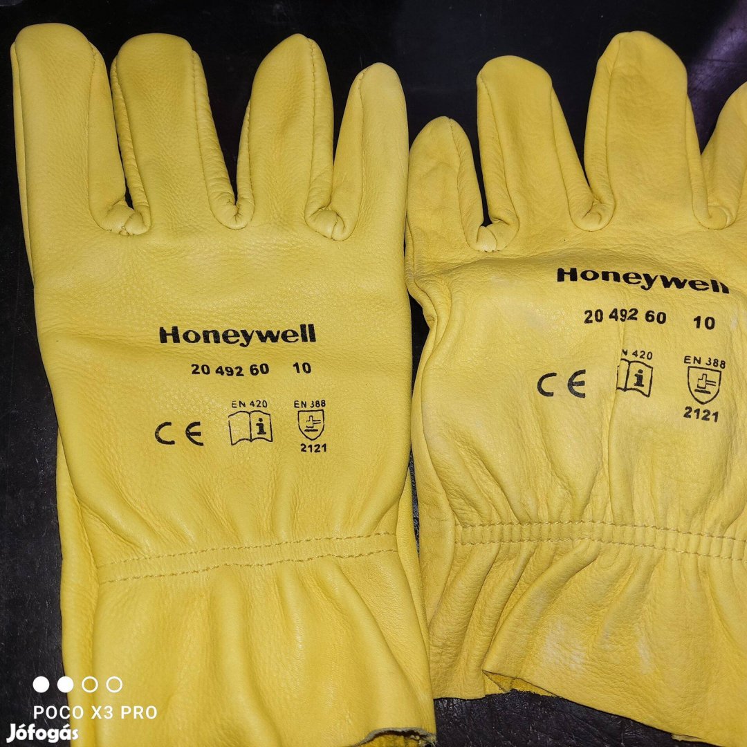 Honeywell minőségi bőr munkavédelmi kesztyű 10 méretben