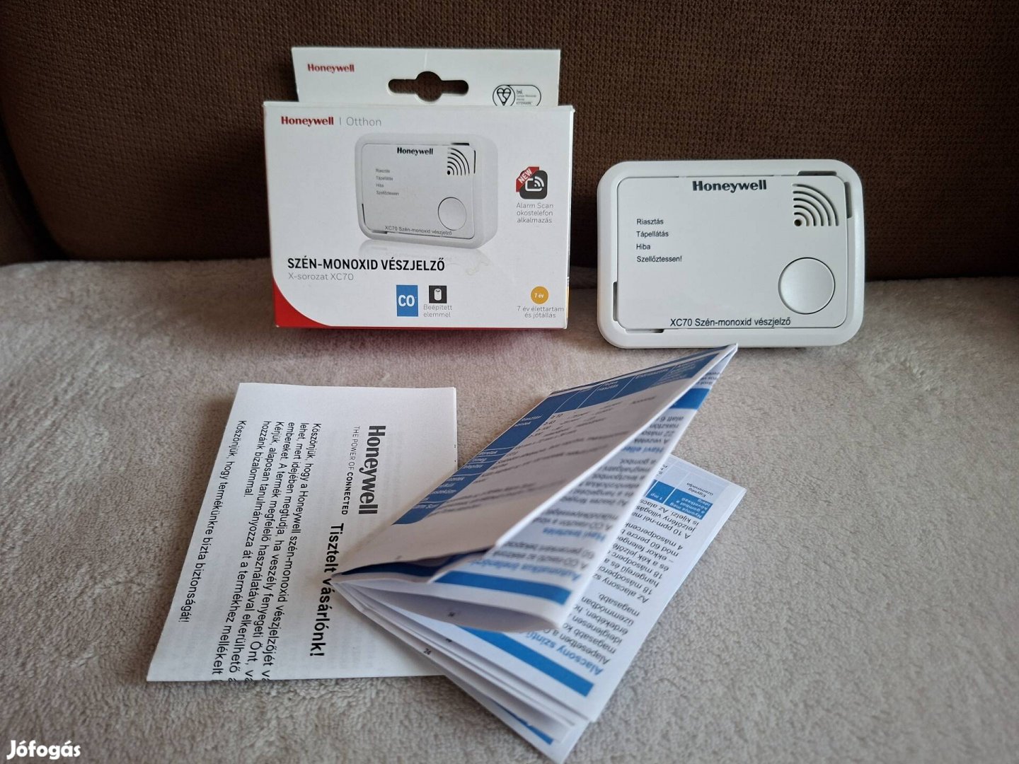 Honeywell szén-monoxid vészjelző XC-70 eladó