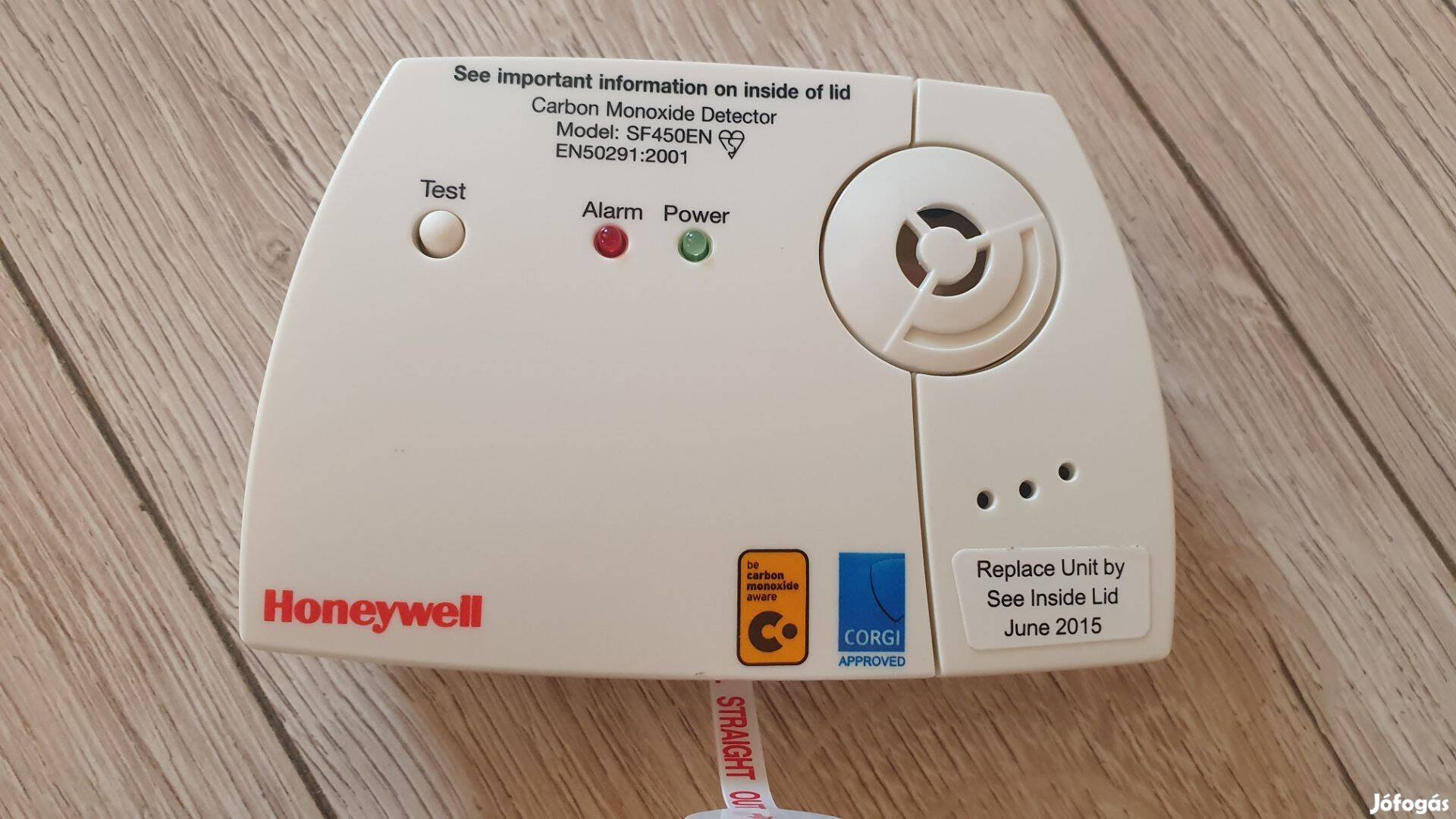 Honeywell szénmonoxid érzékelő co vészjelző - új, dobozában 2db