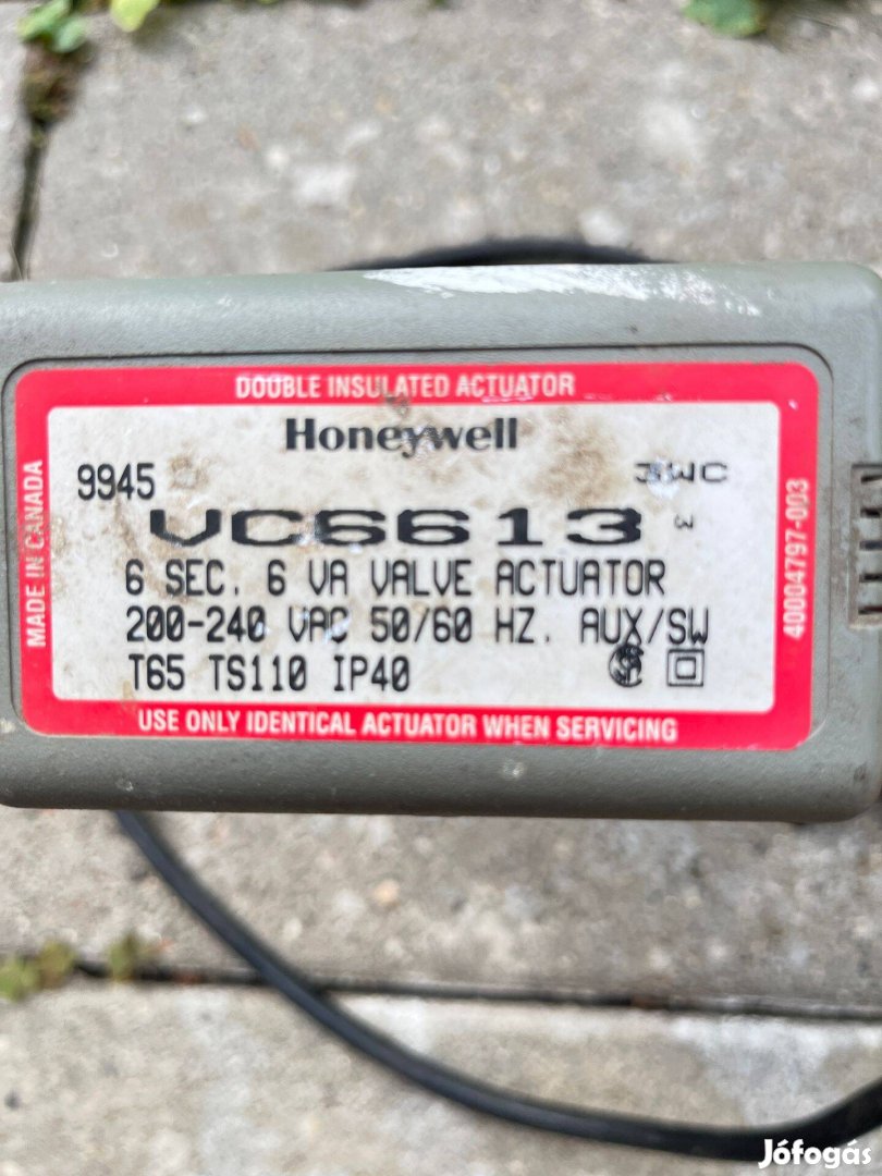 Honeywell váltószelep motorral