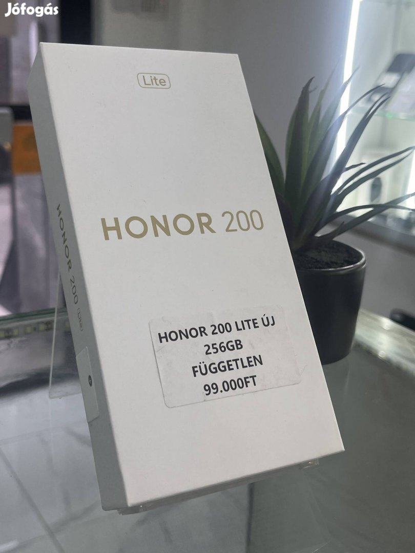 Honor 200 Lite(Bontatlan)256GB Független 3 hónapos garanciával 