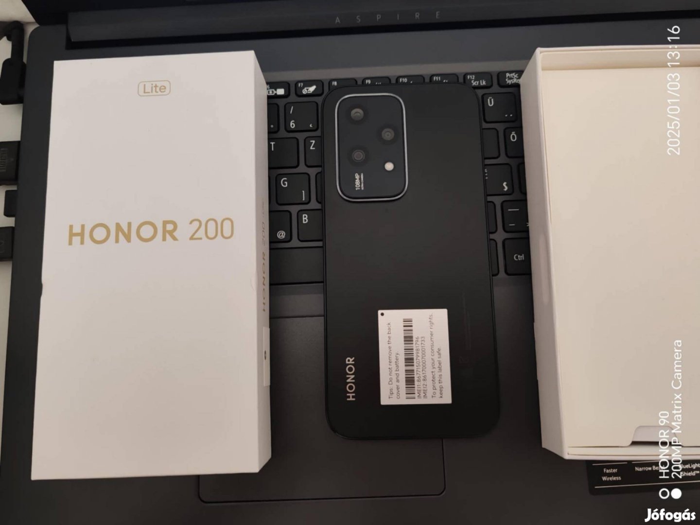 Honor 200 Lite bontatlan garanciás