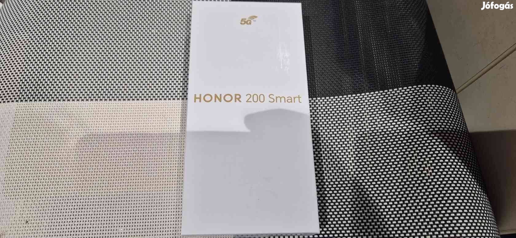 Honor 200 Smart 5G 256GB Dual Új Black 2 év Garis !