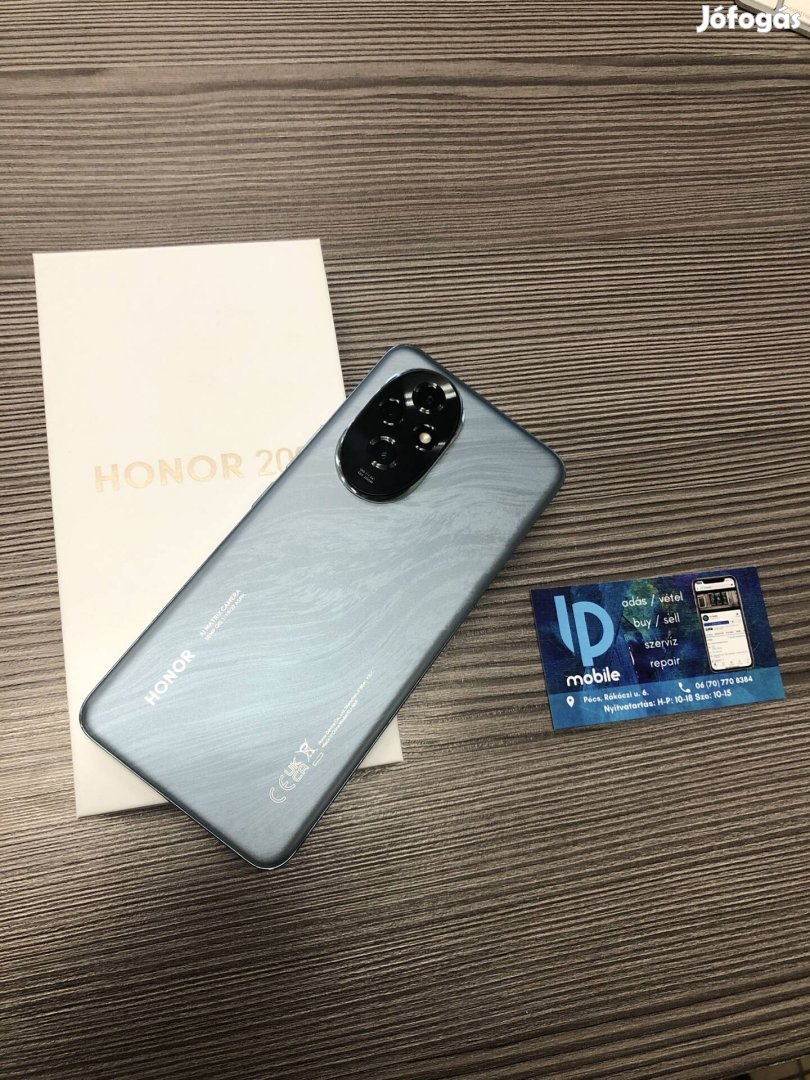 Honor 200, Újszerű, 256GB, Emerald Green, Dobozos, Gyári gar