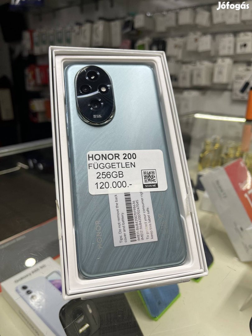 Honor 200 - 256Gb - Újszerű - Dobozos