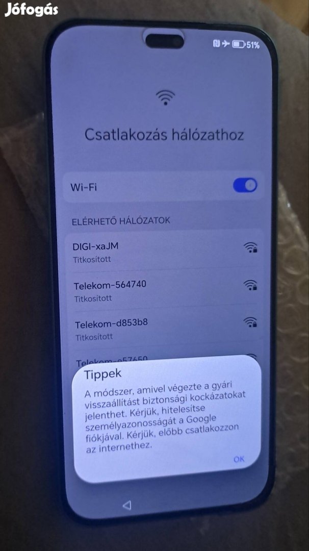 Honor 200 lite 5G 256 GB Google fiókos 