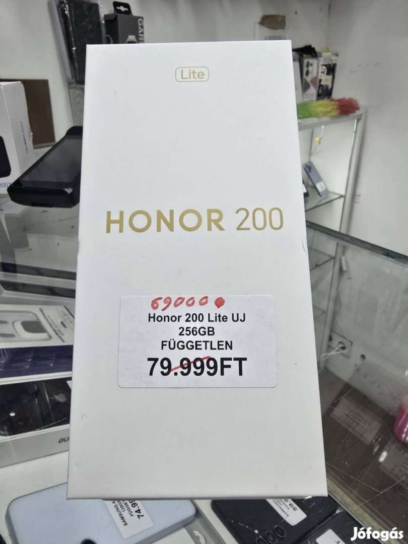 Honor 200 lite Új ,256GB, Független ,Akció, +Garancia 