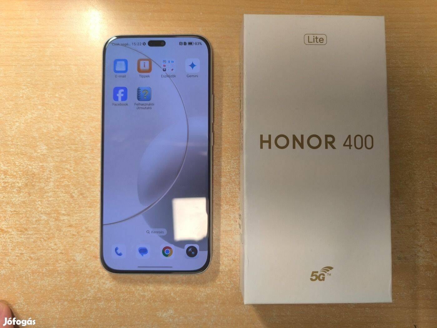 Honor 400 Lite 5G 8/256GB Dual szinte Új Gray Garis !