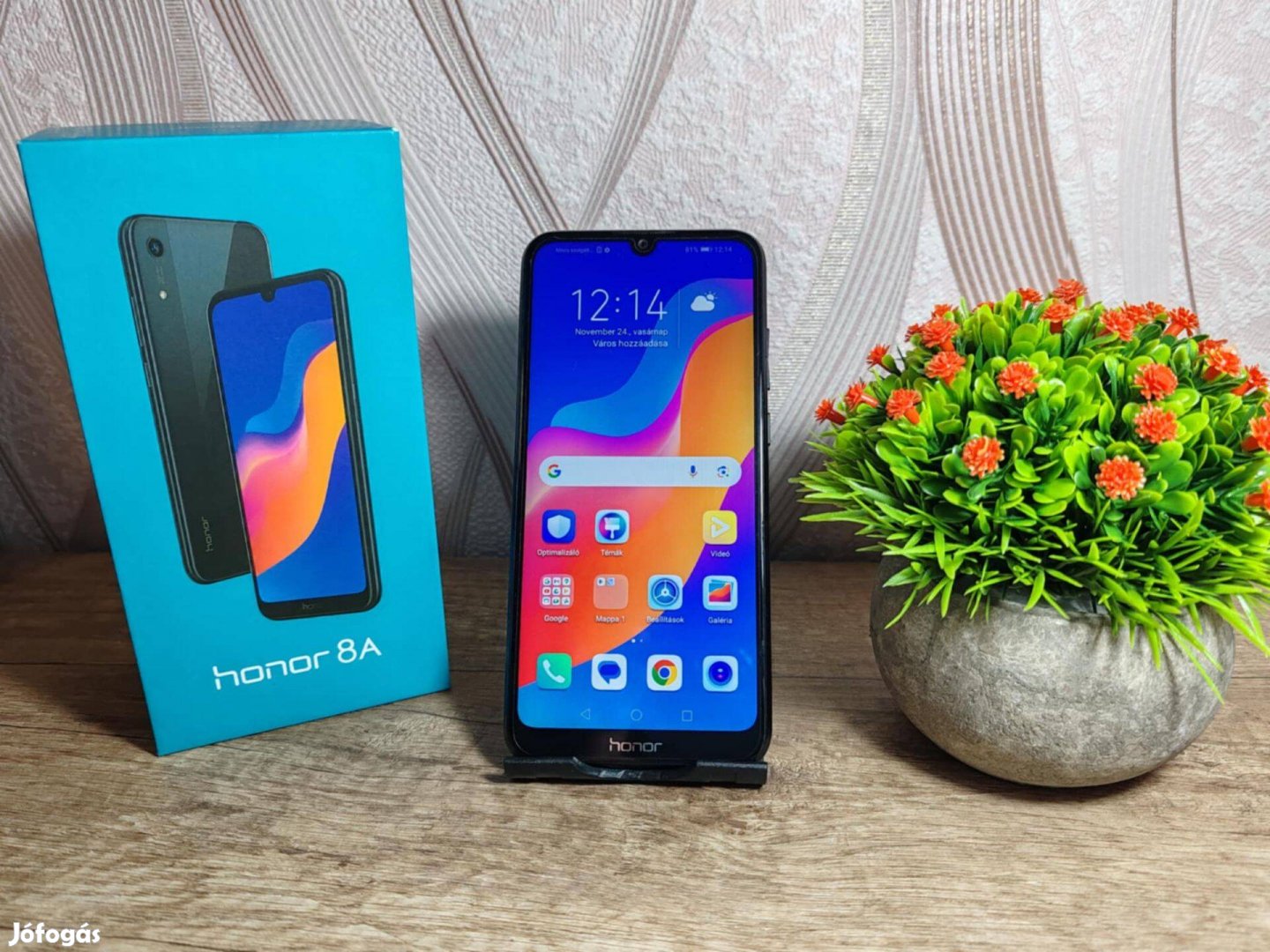 Honor 8A 2020 64GB 3GB RAM kártyafüggetlen + dual simes okos készülék