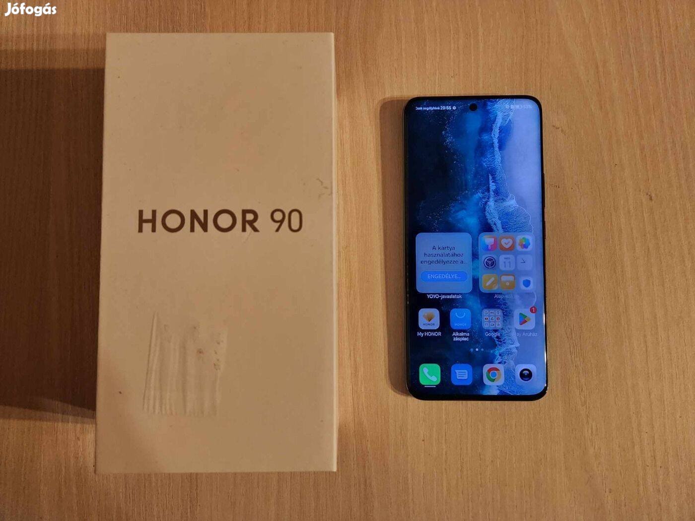 Honor 90 5G 8/256GB Független Újszerű Green Garanciával !