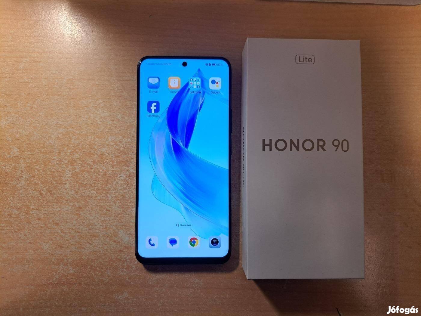 Honor 90 Lite 5G 8/256GB Dual Független Újszerű Fekete Garival !