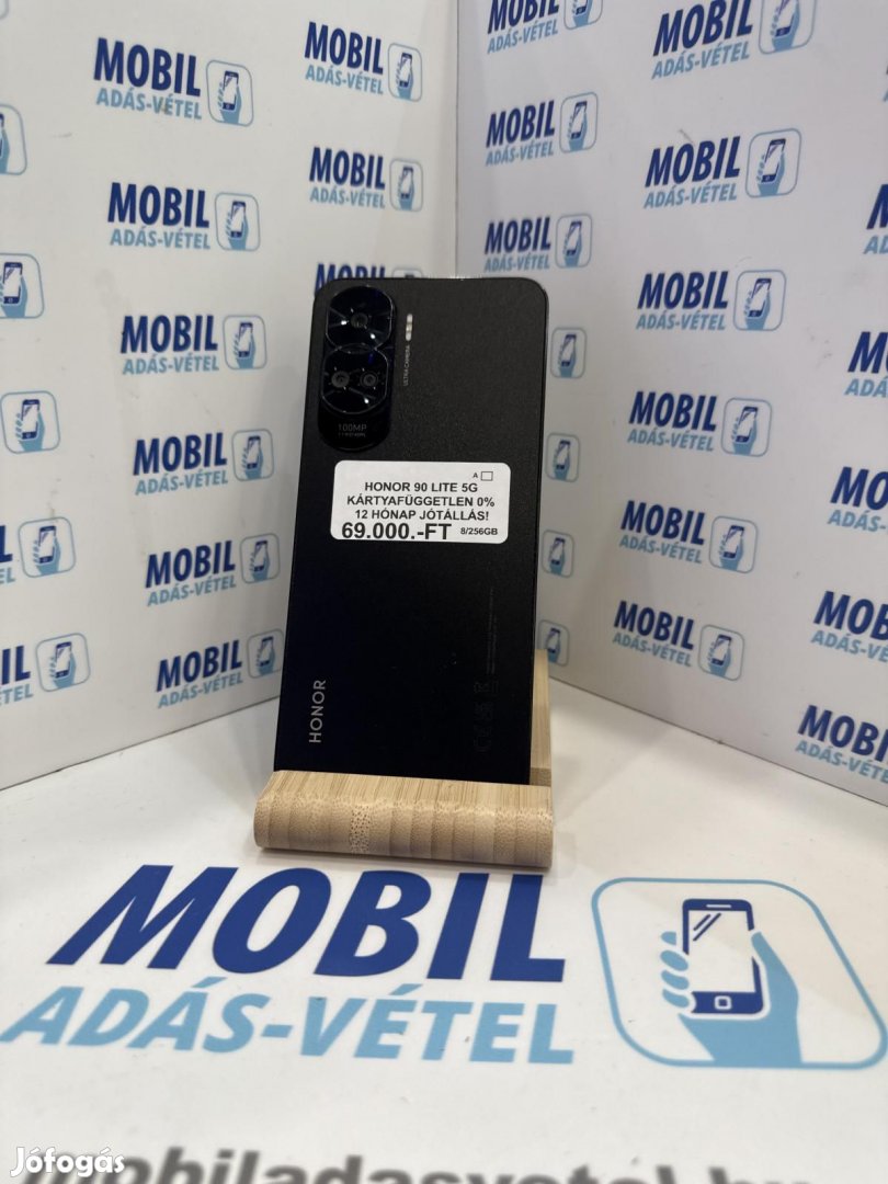 Honor 90 Lite Kártyafüggetlen 256 GB, 12 hó garancia