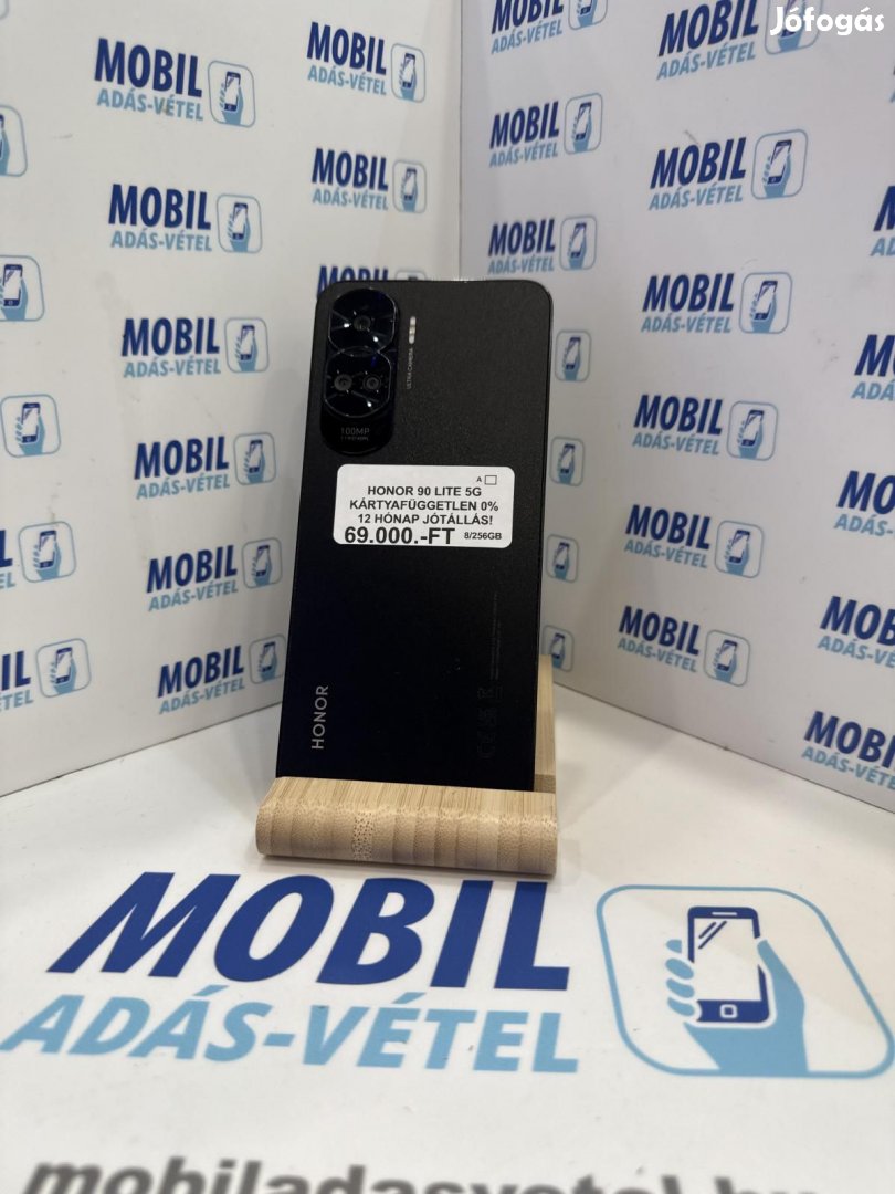 Honor 90 Lite Kártyafüggetlen 256 GB, 12 hó garancia