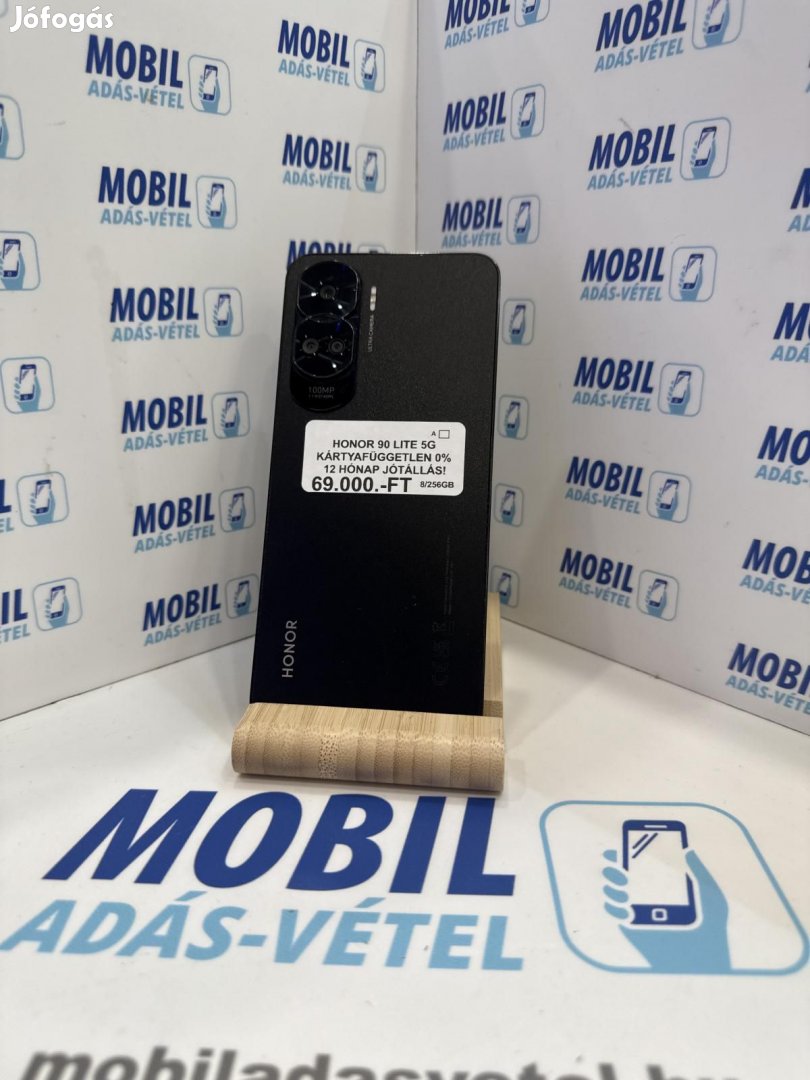 Honor 90 Lite Kártyafüggetlen 256 GB, 12 hó garancia