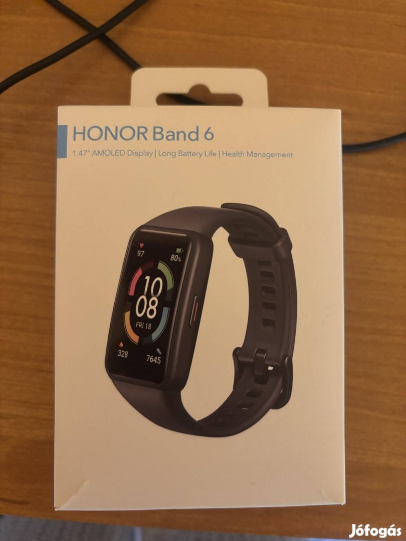 Honor Band 6 aktivitásmérő fekete