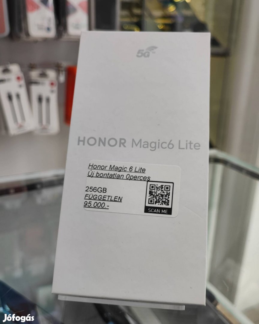 Honor Magic 6 Lite - 256GB - Kártyafüggeteln - Teljesen új 0 perces