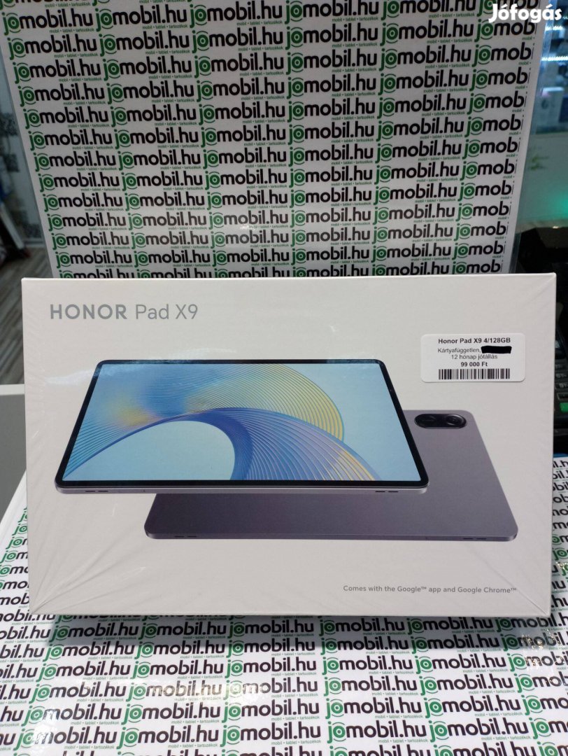 Honor Pad X9 4/128GB 11" LTE tablet 12hó jótállással