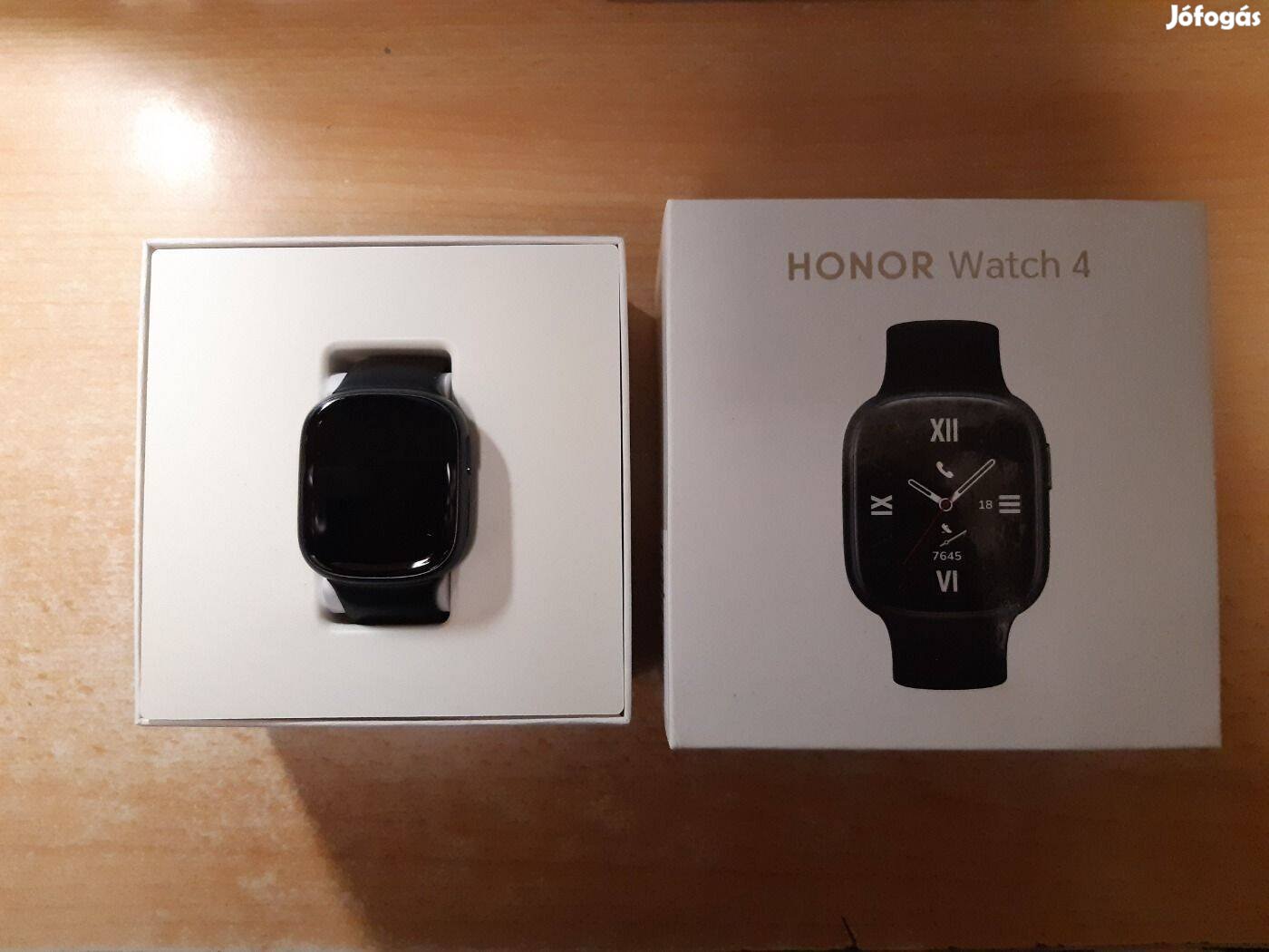 Honor Watch 4 45mm Okosóra Újszerű Fekete Garanciával !