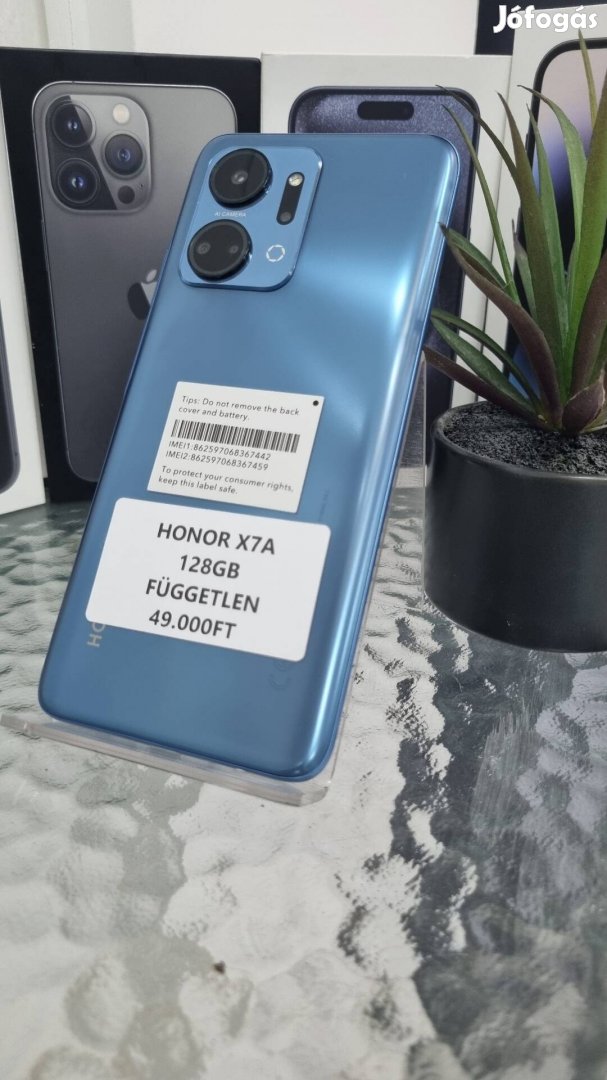 Honor X7A 128GB Fuggetlen Akció 