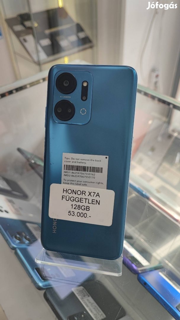 Honor X7Aa128GB Kártyafüggetlen Doboz + Garancia