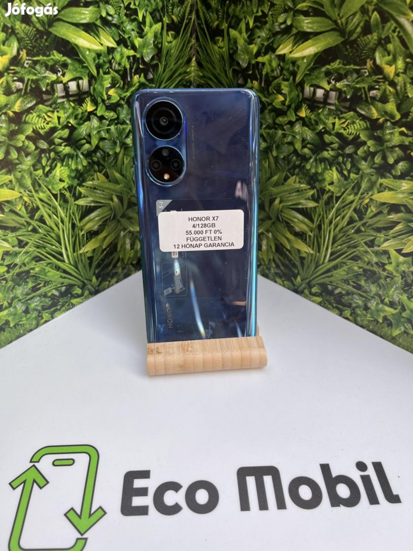 Honor X7 Kártyafüggetlen 128 GB, 12 hó garancia