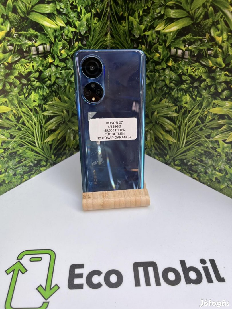 Honor X7 Kártyafüggetlen 128 GB, 12 hó garancia