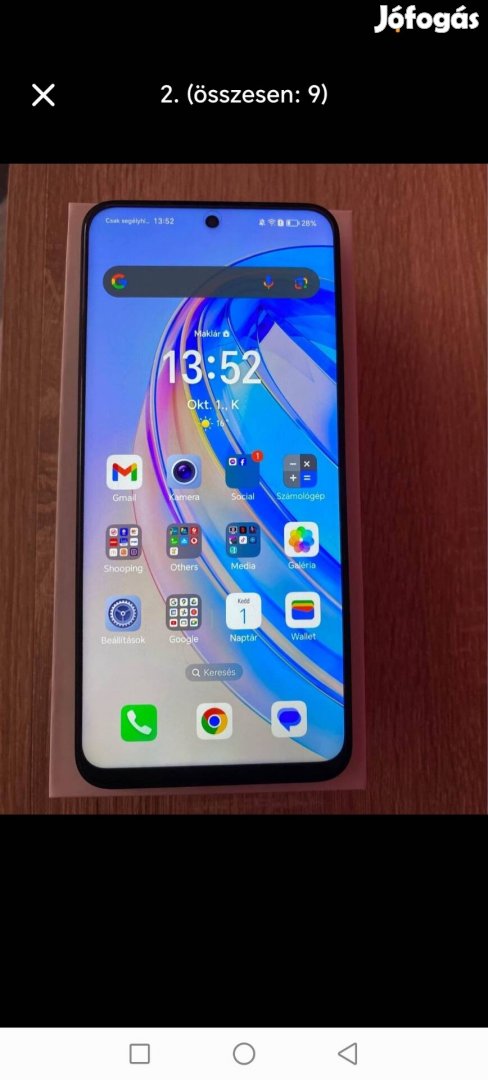 Honor X8A(6/128) 108 megapixeles kamerás kártyafüggetlen telefon eladó