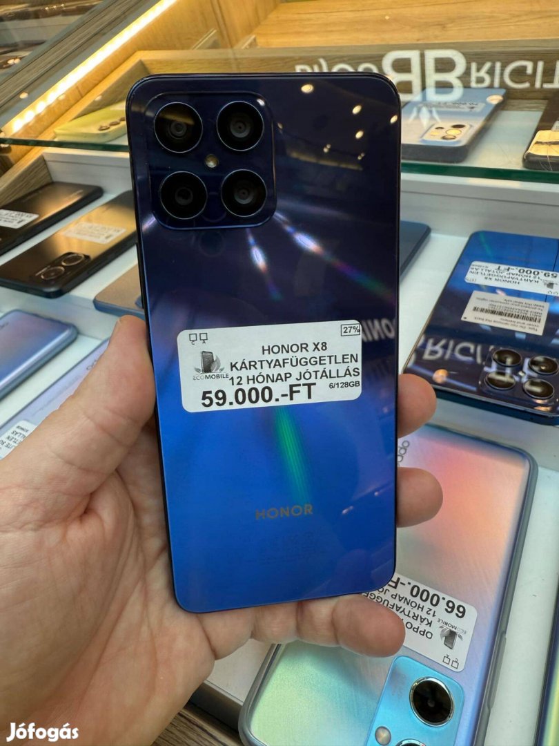 Honor X8 jótállással