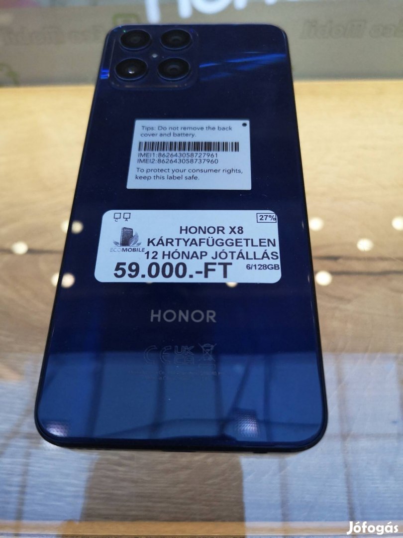 Honor X8 okostelefon