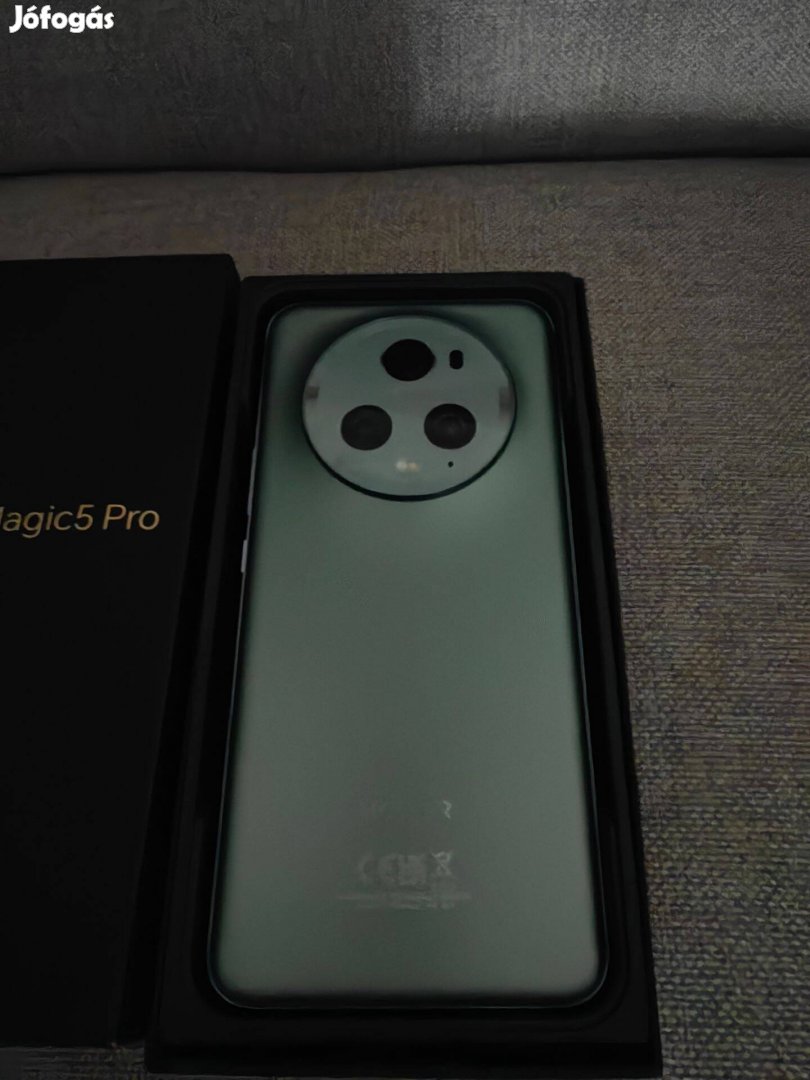 Honor magic5 pro 12/512gb Green eladó csere ok!